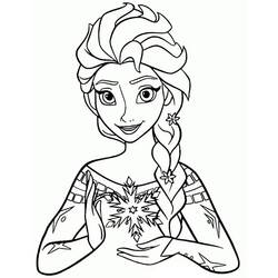 Dessin à colorier: Reine des Neiges (Films d'Animation) #175572 - Coloriages à Imprimer Gratuits