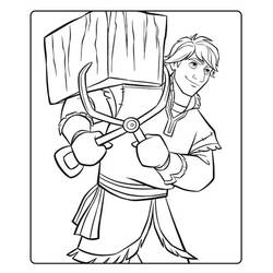 Dessin à colorier: Reine des Neiges (Films d'Animation) #175574 - Coloriages à Imprimer Gratuits