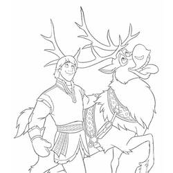 Dessin à colorier: Reine des Neiges (Films d'Animation) #175577 - Coloriages à Imprimer Gratuits