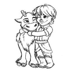 Dessin à colorier: Reine des Neiges (Films d'Animation) #175582 - Coloriages à Imprimer Gratuits