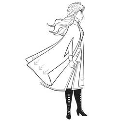 Dessin à colorier: Reine des Neiges (Films d'Animation) #175587 - Coloriages à Imprimer Gratuits