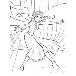 Dessin à colorier: Reine des Neiges (Films d'Animation) #175588 - Coloriages à Imprimer Gratuits