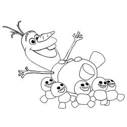 Dessin à colorier: Reine des Neiges (Films d'Animation) #175604 - Coloriages à Imprimer Gratuits