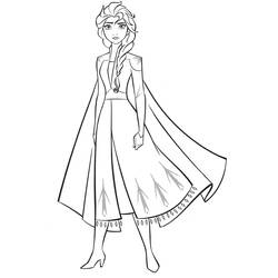 Dessin à colorier: Reine des Neiges (Films d'Animation) #175630 - Coloriages à Imprimer Gratuits