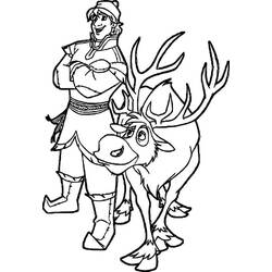 Coloriage Reine des Neiges (Films d'Animation) #175643 à imprimer et colorier