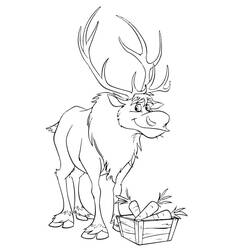 Dessin à colorier: Reine des Neiges (Films d'Animation) #175644 - Coloriages à Imprimer Gratuits