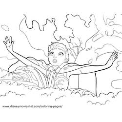 Dessin à colorier: Reine des Neiges (Films d'animation) #71690 - Coloriages à Imprimer Gratuits