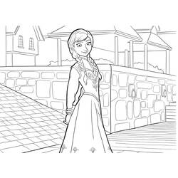 Dessin à colorier: Reine des Neiges (Films d'animation) #71702 - Coloriages à imprimer