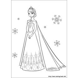 Dessin à colorier: Reine des Neiges (Films d'animation) #71724 - Coloriages à Imprimer Gratuits