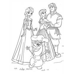 Dessin à colorier: Reine des Neiges (Films d'animation) #71747 - Coloriages à imprimer