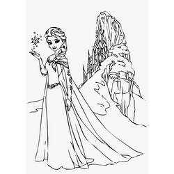 Dessin à colorier: Reine des Neiges (Films d'animation) #71754 - Coloriages à Imprimer Gratuits
