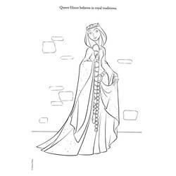 Dessin à colorier: Reine des Neiges (Films d'animation) #71804 - Coloriages à Imprimer Gratuits