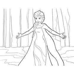 Dessin à colorier: Reine des Neiges (Films d'animation) #71814 - Coloriages à Imprimer Gratuits