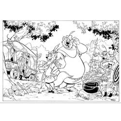 Dessin à colorier: Robin des Bois (Films d'Animation) #187002 - Coloriages à Imprimer Gratuits