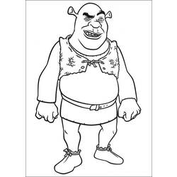 Dessin à colorier: Shrek (Films d'animation) #115059 - Coloriages à Imprimer Gratuits