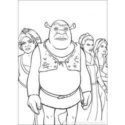 Dessin à colorier: Shrek (Films d'animation) #115140 - Coloriages à Imprimer Gratuits