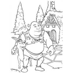 Dessin à colorier: Shrek (Films d'animation) #115154 - Coloriages à Imprimer Gratuits