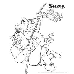 Dessin à colorier: Shrek (Films d'animation) #115183 - Coloriages à Imprimer Gratuits