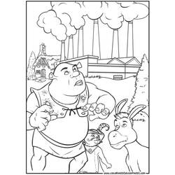 Dessin à colorier: Shrek (Films d'animation) #115219 - Coloriages à Imprimer Gratuits