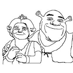 Dessin à colorier: Shrek (Films d'animation) #115259 - Coloriages à Imprimer Gratuits