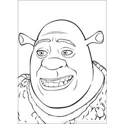 Dessin à colorier: Shrek (Films d'animation) #115272 - Coloriages à imprimer