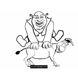 Dessin à colorier: Shrek (Films d'animation) #115299 - Coloriages à Imprimer Gratuits