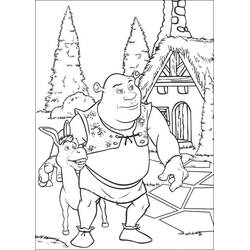 Coloriage Shrek (Films d'Animation) #198301 à imprimer et colorier