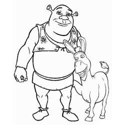 Coloriage Shrek (Films d'Animation) #198313 à imprimer et colorier