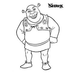 Coloriage Shrek (Films d'Animation) #198322 à imprimer et colorier