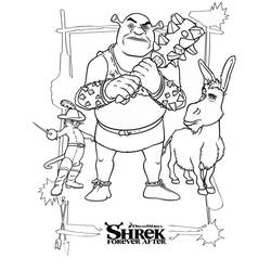 Coloriage Shrek (Films d'Animation) #198330 à imprimer et colorier