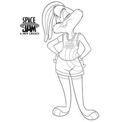 Dessin à colorier: Space Jam (Films d'Animation) #198219 - Coloriages à Imprimer Gratuits