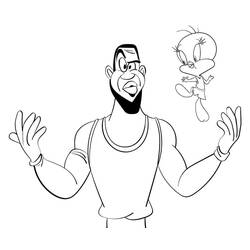 Dessin à colorier: Space Jam (Films d'Animation) #198226 - Coloriages à Imprimer Gratuits