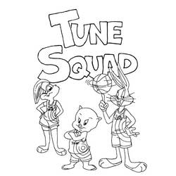 Dessin à colorier: Space Jam (Films d'Animation) #198234 - Coloriages à Imprimer Gratuits