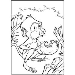 Dessin à colorier: Tarzan (Films d'animation) #131277 - Coloriages à Imprimer Gratuits