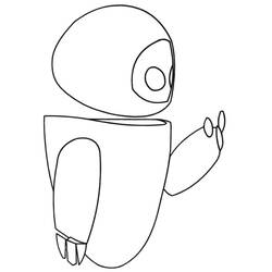 Coloriage Wall-E (Films d'Animation) #205998 à imprimer et colorier
