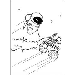 Coloriage Wall-E (Films d'Animation) #206032 à imprimer et colorier
