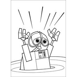 Coloriage Wall-E (Films d'Animation) #206048 à imprimer et colorier