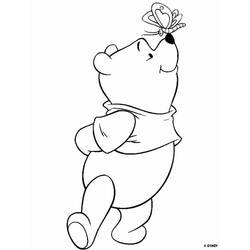 Dessin à colorier: Winnie l'Ourson (Films d'animation) #28613 - Coloriages à Imprimer Gratuits