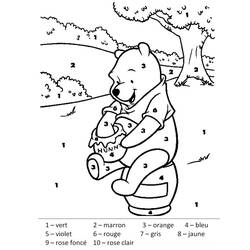 Dessin à colorier: Winnie l'Ourson (Films d'animation) #28616 - Coloriages à Imprimer Gratuits