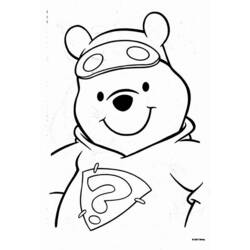 Dessin à colorier: Winnie l'Ourson (Films d'animation) #28617 - Coloriages à Imprimer Gratuits