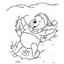 Dessin à colorier: Winnie l'Ourson (Films d'animation) #28692 - Coloriages à Imprimer Gratuits