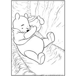 Dessin à colorier: Winnie l'Ourson (Films d'animation) #28701 - Coloriages à Imprimer Gratuits