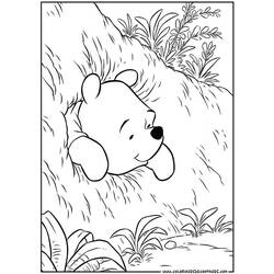 Dessin à colorier: Winnie l'Ourson (Films d'animation) #28731 - Coloriages à Imprimer Gratuits