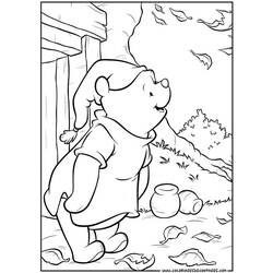Dessin à colorier: Winnie l'Ourson (Films d'animation) #28743 - Coloriages à Imprimer Gratuits