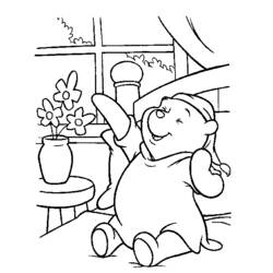 Dessin à colorier: Winnie l'Ourson (Films d'animation) #28752 - Coloriages à Imprimer Gratuits