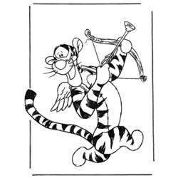 Dessin à colorier: Winnie l'Ourson (Films d'animation) #28770 - Coloriages à Imprimer Gratuits