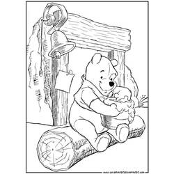 Dessin à colorier: Winnie l'Ourson (Films d'animation) #28774 - Coloriages à Imprimer Gratuits