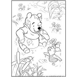 Dessin à colorier: Winnie l'Ourson (Films d'animation) #28775 - Coloriages à Imprimer Gratuits