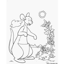 Dessin à colorier: Winnie l'Ourson (Films d'animation) #28815 - Coloriages à Imprimer Gratuits