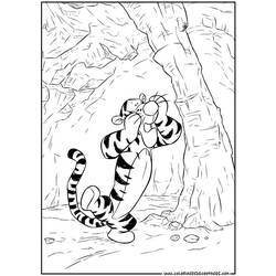 Dessin à colorier: Winnie l'Ourson (Films d'animation) #28816 - Coloriages à Imprimer Gratuits